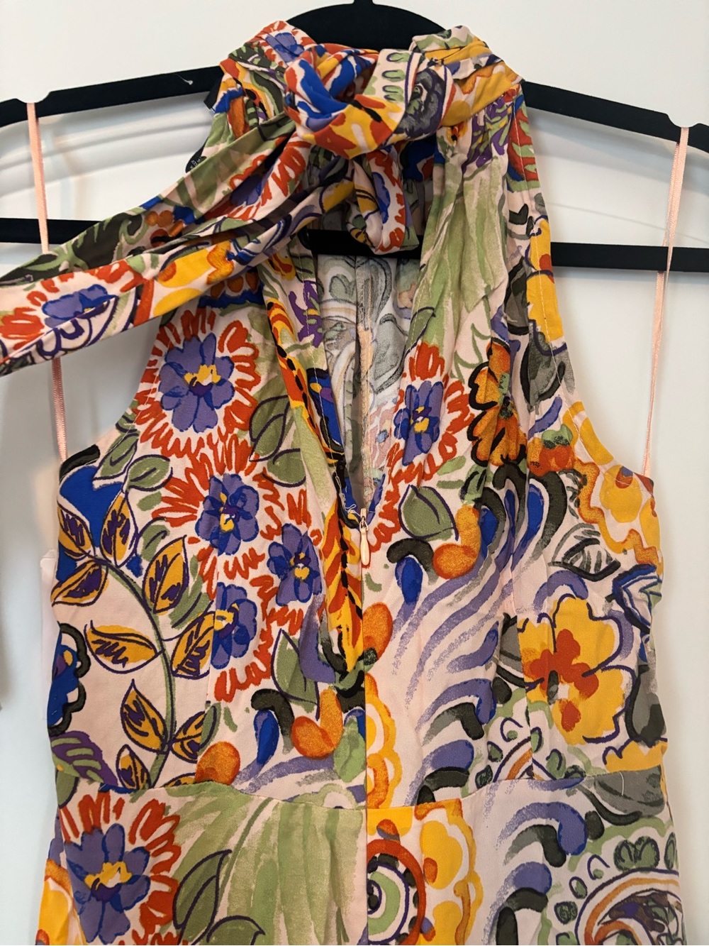 NWT MSK Petite Floral Halter Jumpsuit - Picture 10 of 10